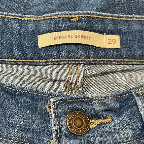 🌺 3 FOR 95 🌺 
LEVI'S Floral Embroidered Mid Rise Skinny Jeans - Picture 6 of 8